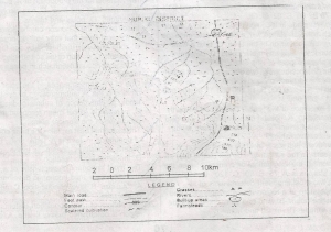 Which of the following pairs of settlements is intervisible